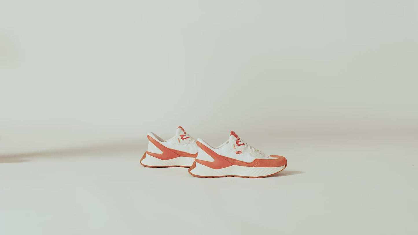 Men's Monaco - White/Tigerlily