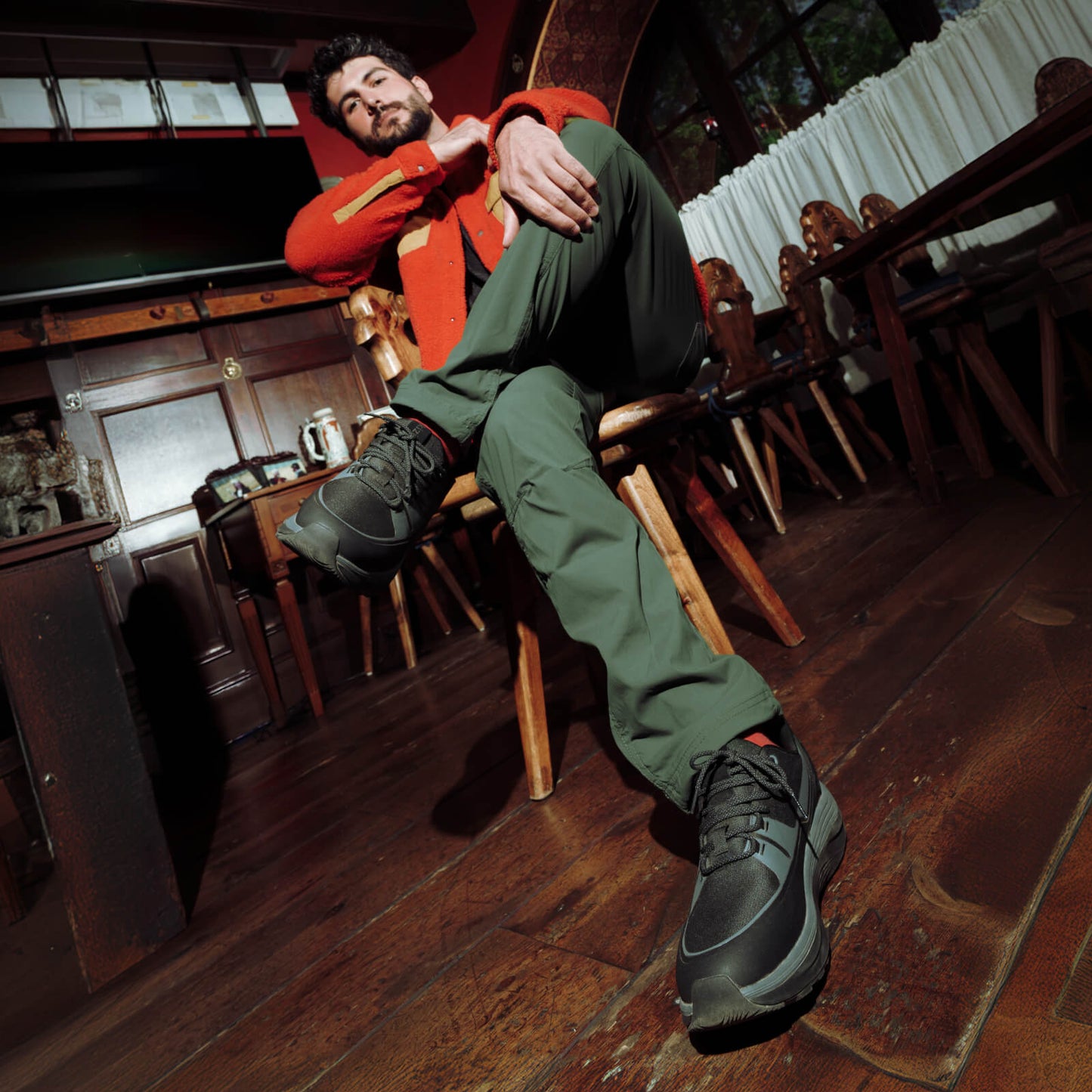 Men's London AT - Black/Poppyseed