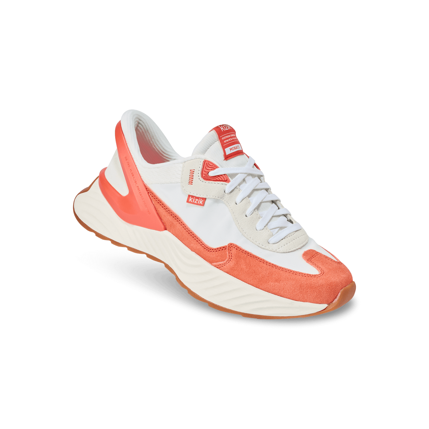 Men's Monaco - White/Tigerlily